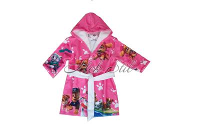 Детска колекция  Детски халати за баня Детски халат Пълноцветен печат - Скай